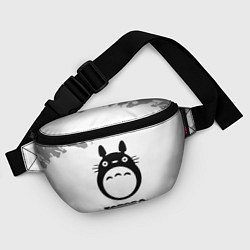 Поясная сумка Totoro glitch на светлом фоне, цвет: 3D-принт — фото 2