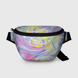 Поясная сумка Нежная абстракция, цвет: 3D-принт