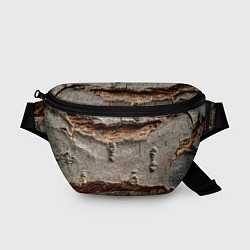 Поясная сумка Деревянный разлом, цвет: 3D-принт