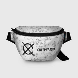 Поясная сумка CreepyPasta glitch на светлом фоне: надпись и симв, цвет: 3D-принт