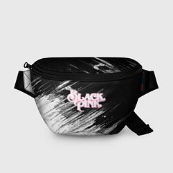 Поясная сумка Blackpink - черно-белый, цвет: 3D-принт
