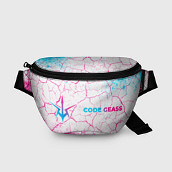 Поясная сумка Code Geass neon gradient style: надпись и символ, цвет: 3D-принт