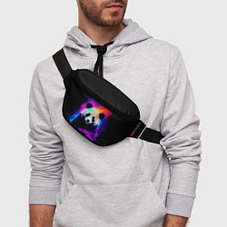 Поясная сумка Панда и краски, цвет: 3D-принт — фото 2