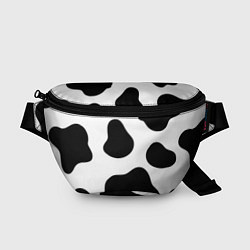Поясная сумка Принт - пятна коровы, цвет: 3D-принт