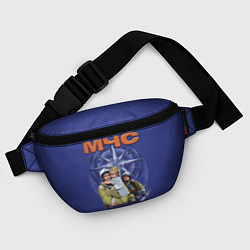 Поясная сумка МЧС России - спасатели, цвет: 3D-принт — фото 2