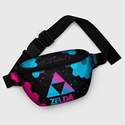 Поясная сумка Zelda - neon gradient, цвет: 3D-принт — фото 2