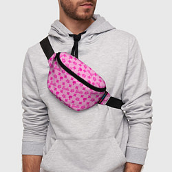 Поясная сумка Барби паттерн розовый, цвет: 3D-принт — фото 2