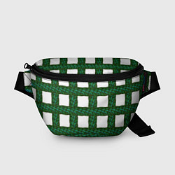 Поясная сумка Зеленые змейки, цвет: 3D-принт