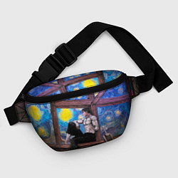 Поясная сумка Берсерк и небо Ван Гога, цвет: 3D-принт — фото 2