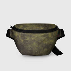 Поясная сумка Текстура - Dirty green, цвет: 3D-принт