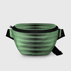 Поясная сумка Зеленый полосатый градиент, цвет: 3D-принт