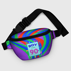 Поясная сумка Мальчик из 90-х, цвет: 3D-принт — фото 2