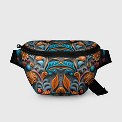 Поясная сумка Mirrow floral pattern - art - vogue, цвет: 3D-принт