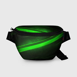 Поясная сумка Green line, цвет: 3D-принт