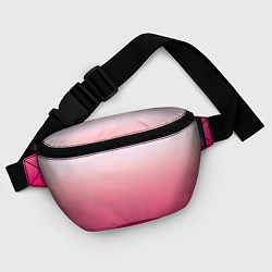 Поясная сумка Оттенки розового градиент, цвет: 3D-принт — фото 2
