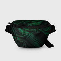 Поясная сумка Dark green texture, цвет: 3D-принт