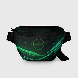 Поясная сумка Starfield green logo, цвет: 3D-принт