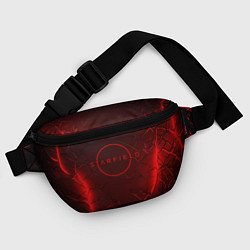 Поясная сумка Starfield red logo, цвет: 3D-принт — фото 2
