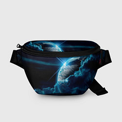 Поясная сумка Космос и сияющая планета, цвет: 3D-принт