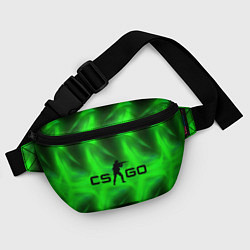 Поясная сумка CSGO green logo, цвет: 3D-принт — фото 2