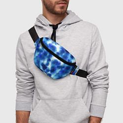 Поясная сумка Акварельные абстрактные пятна напоминающие космос, цвет: 3D-принт — фото 2