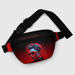 Поясная сумка Cyberpunk girl, цвет: 3D-принт — фото 2