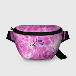 Поясная сумка I am kenough - розовый тай-дай, цвет: 3D-принт