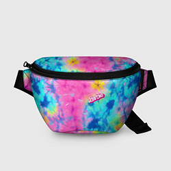 Поясная сумка Barbie - floral pattern - tie-dye, цвет: 3D-принт