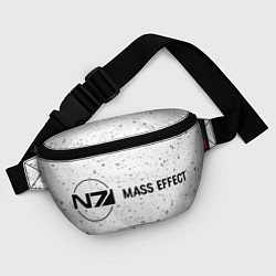 Поясная сумка Mass Effect glitch на светлом фоне по-горизонтали, цвет: 3D-принт — фото 2