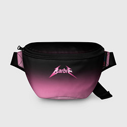 Поясная сумка Барби - стиль металлики: градиент, цвет: 3D-принт