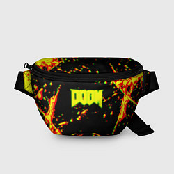 Поясная сумка Doom огненный марс блики, цвет: 3D-принт