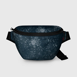 Поясная сумка Абстракция - gray blue, цвет: 3D-принт