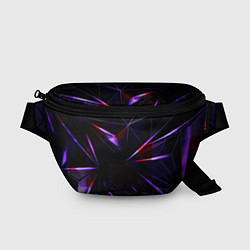 Поясная сумка Фиолетовый хрусталь, цвет: 3D-принт