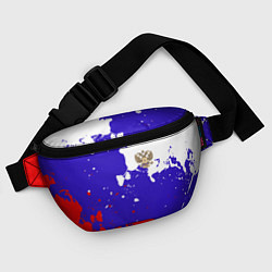Поясная сумка Российский герб на триколоре, цвет: 3D-принт — фото 2