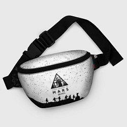 Поясная сумка Thirty seconds to mars Jared Leto music, цвет: 3D-принт — фото 2