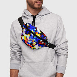 Поясная сумка Sonic colors, цвет: 3D-принт — фото 2