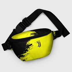 Поясная сумка Juventus спортивные краски, цвет: 3D-принт — фото 2