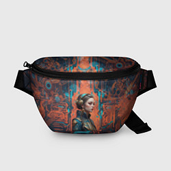 Поясная сумка Юная княжна, цвет: 3D-принт
