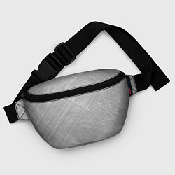 Поясная сумка Серый полосатый, цвет: 3D-принт — фото 2