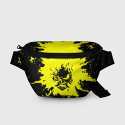 Поясная сумка Cyberpunk samurai logo 2077, цвет: 3D-принт