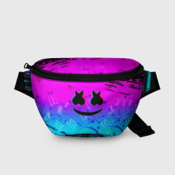 Поясная сумка Маршмэллоу x бтс неоновый стиль, цвет: 3D-принт