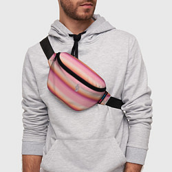 Поясная сумка Рука-Вещь: текстура свитера Энид из сериала Уэнсде, цвет: 3D-принт — фото 2
