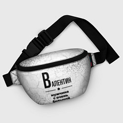 Поясная сумка Валентин мужчина ну с очень большой буквы, цвет: 3D-принт — фото 2
