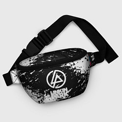 Поясная сумка Linkin park logo краски текстура, цвет: 3D-принт — фото 2
