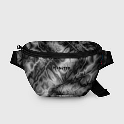 Поясная сумка Мятый градиент Monster, цвет: 3D-принт