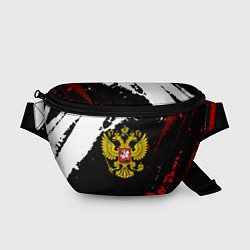 Поясная сумка Россия герб текстура краски, цвет: 3D-принт