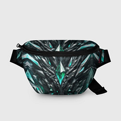 Поясная сумка Камень и зелёный кристалл, цвет: 3D-принт