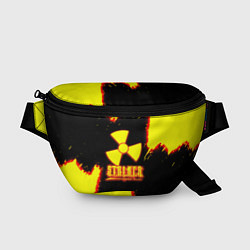 Поясная сумка Stalker огненные краски, цвет: 3D-принт