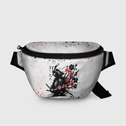 Поясная сумка Ghost of Tsushima - sakura samurai ghost, цвет: 3D-принт