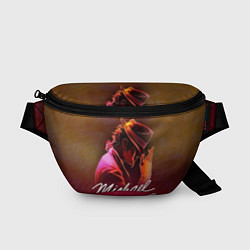 Поясная сумка Michael Jackson нарисованный кистью, цвет: 3D-принт